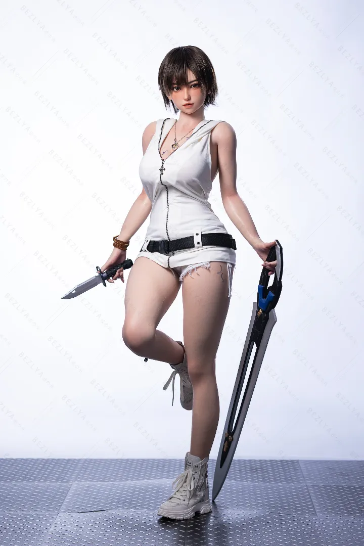 155cm (5ft1) E-Cup Lightweight Silicone Sex Doll Linaihui, ROS Head